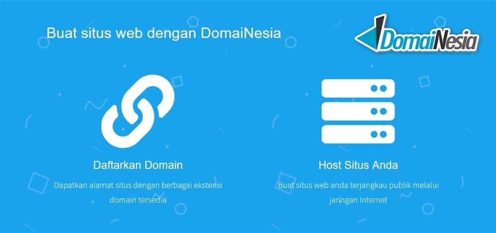 Domain and hosting of Domainesia