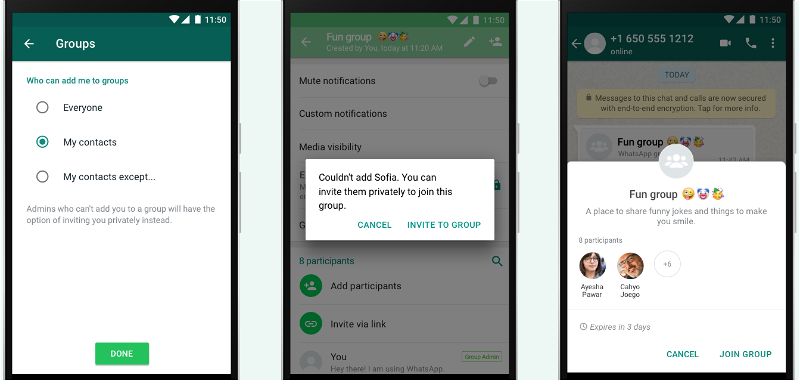 New fitur Grup WhatsApp