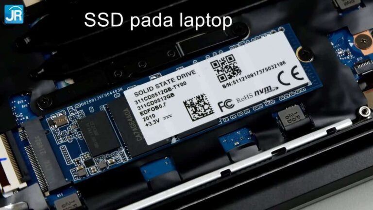 foto SSD di laptop