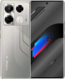 Infinix Note 40 Pro 5G warna silver racing edition