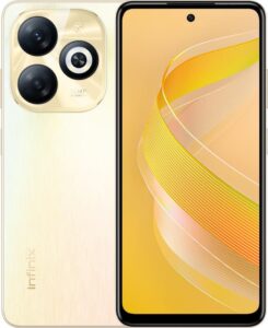 Infinix Smart 8 Pro kuning emas Shiny Gold