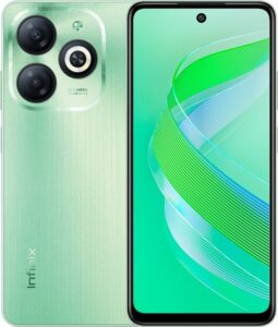 Infinix Smart 8 hijau Crystal Green