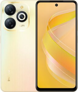 Infinix Smart 8 kuning emas Shiny Gold