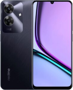 realme note 60 hitam marble black